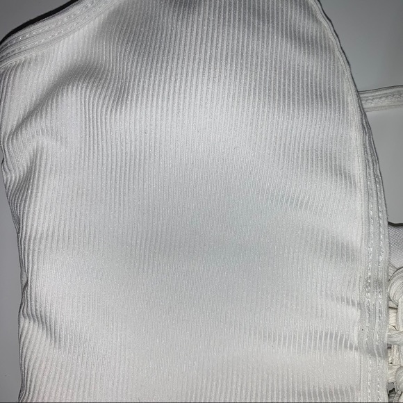 Shein Tie Dye Rib Lace-Up Bikini Swimsuit Size Medium - Picture 7 of 16